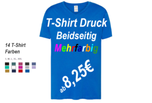 JHK270 Urban V-Neck Beidseitig bedrucken lassen ab8,25€