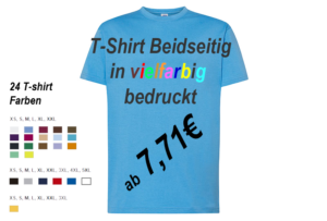 JHK150 Promo Shirt T-Shirt Druck Beidseitig bedrucken lassen ab7,71€